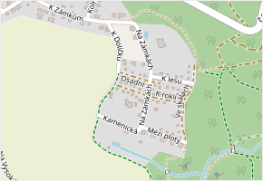 Trampská v obci Doubravčice - mapa ulice