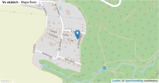 Ve skálách - mapa firem