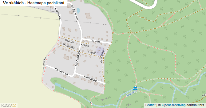 Ve skálách - mapa podnikání