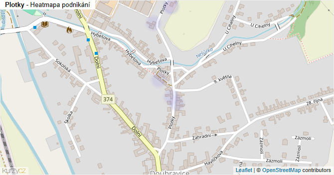 Plotky - mapa podnikání