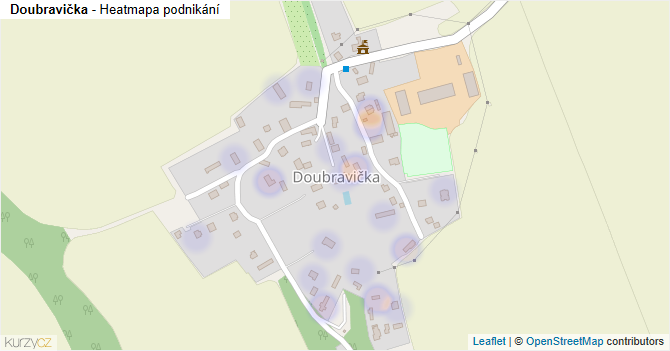 Doubravička - mapa firem