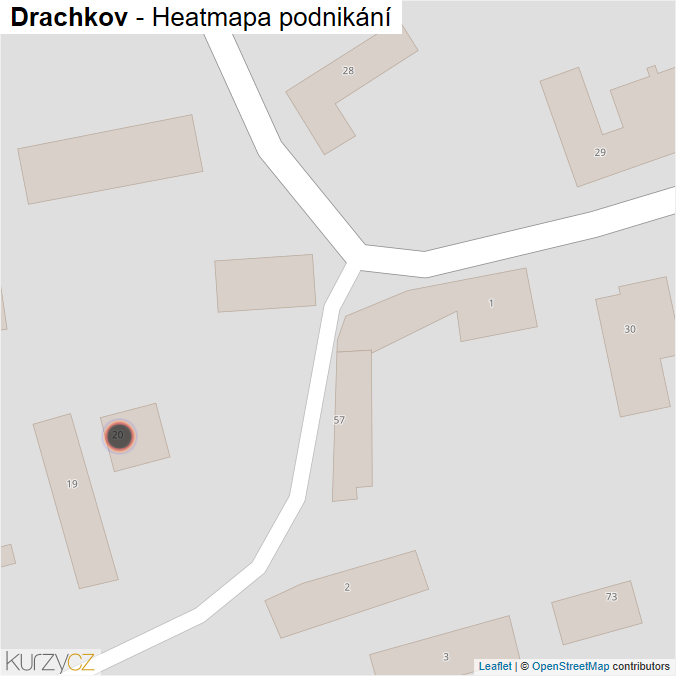 Mapa Drachkov - Firmy v obci.