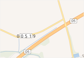 Úzká v obci Drahelčice - mapa ulice
