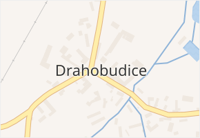 Drahobudice v obci Drahobudice - mapa části obce