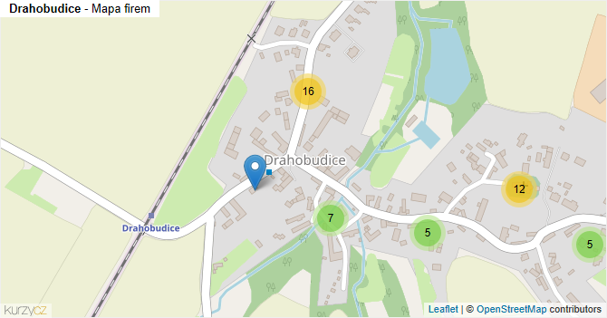 Drahobudice - mapa firem