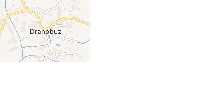 Drahobuz v obci Drahobuz - mapa části obce