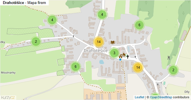 Drahotěšice - mapa firem