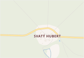 Sv. Hubert v obci Drahouš - mapa ulice