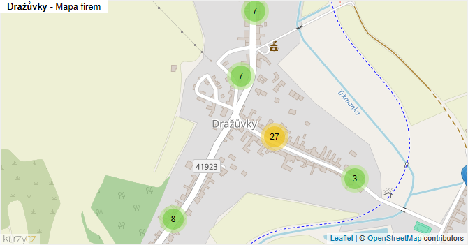 Dražůvky - mapa firem