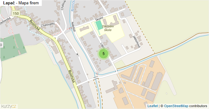 Lapač - mapa firem