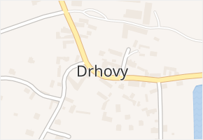 Drhovy v obci Drhovy - mapa části obce