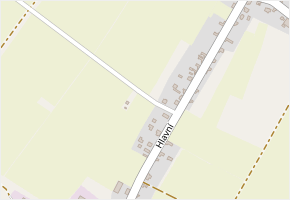Na Havránku v obci Dřísy - mapa ulice