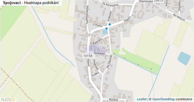 Spojovací - mapa podnikání