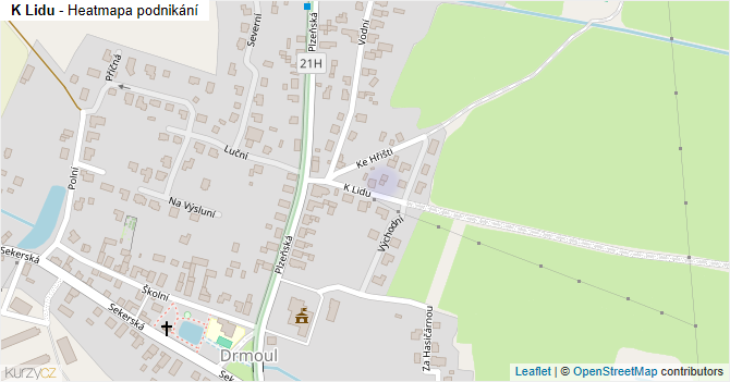 K Lidu - mapa podnikání