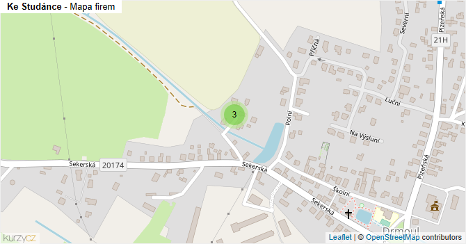 Ke Studánce - mapa firem