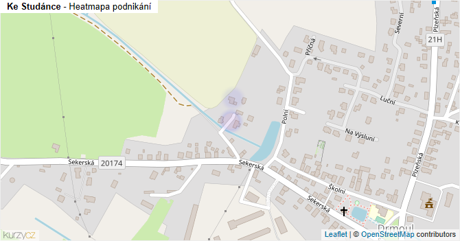 Ke Studánce - mapa podnikání