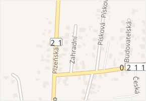 Zahradní v obci Drmoul - mapa ulice