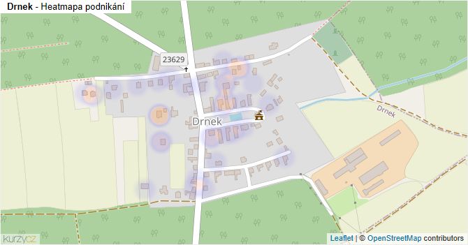 Drnek - mapa podnikání