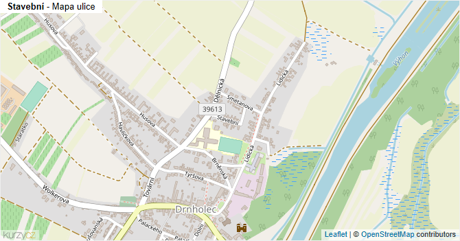 Stavební - mapa ulice