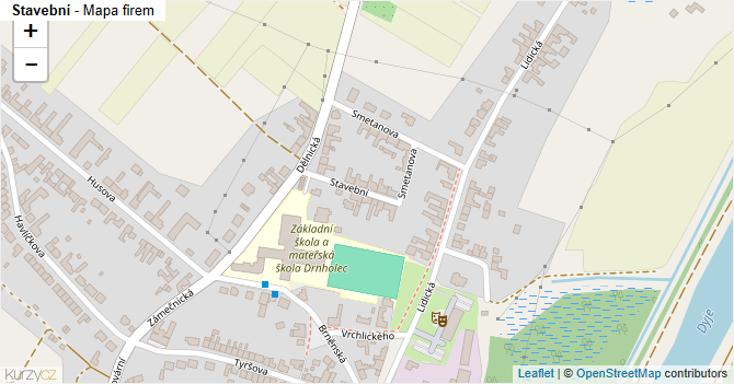 Stavební - mapa firem