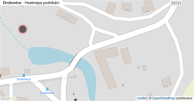 Drobovice - mapa podnikání