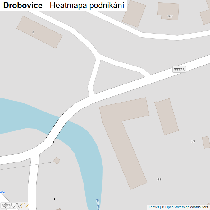 Mapa Drobovice - Firmy v obci.