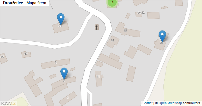 Droužetice - mapa firem