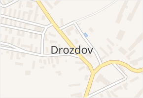 Drozdov v obci Drozdov - mapa části obce