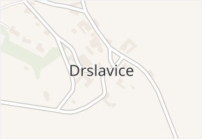 Drslavice v obci Drslavice - mapa části obce