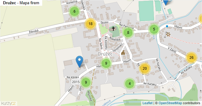 Družec - mapa firem