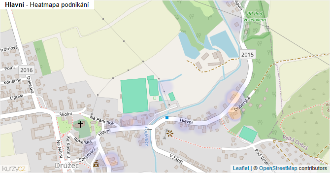 Hlavní - mapa podnikání