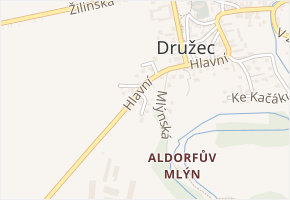Jižní v obci Družec - mapa ulice