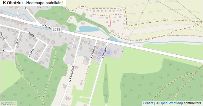 K Obrázku - mapa podnikání
