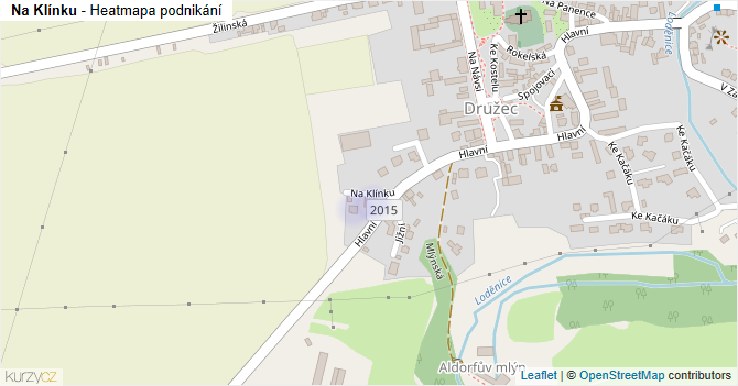 Na Klínku - mapa podnikání