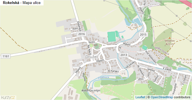 Rokelská - mapa ulice