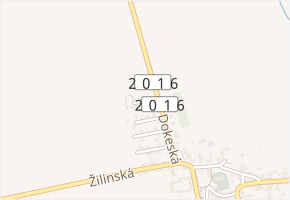 Stromová v obci Družec - mapa ulice
