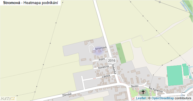 Stromová - mapa podnikání