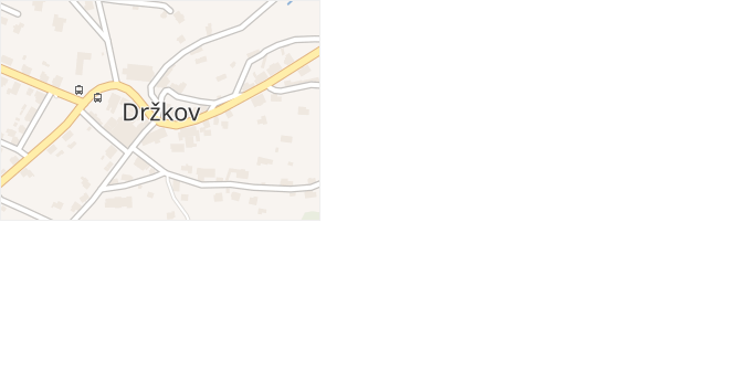 Držkov v obci Držkov - mapa části obce