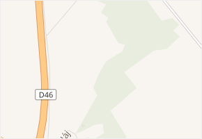 Háj v obci Držovice - mapa ulice