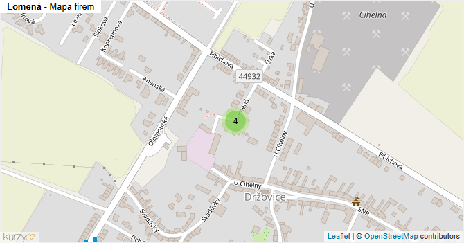 Lomená - mapa firem