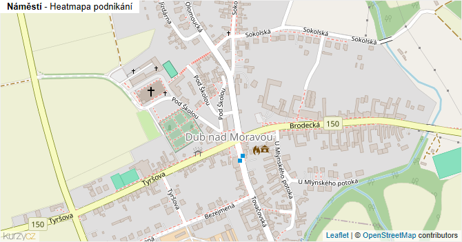 Náměstí - mapa podnikání