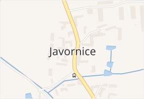 Javornice v obci Dub - mapa části obce