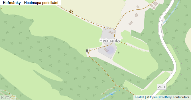 Heřmánky - mapa podnikání