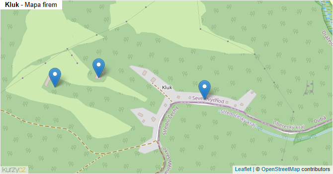 Kluk - mapa firem