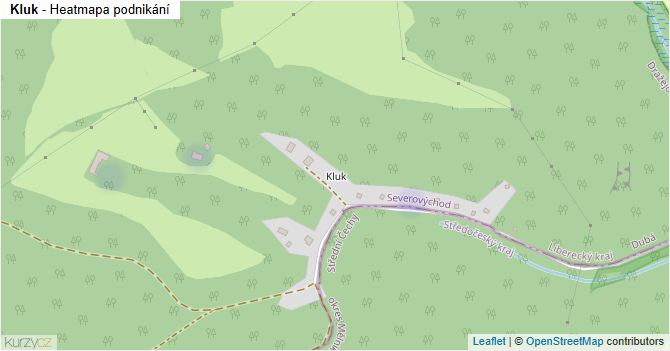 Kluk - mapa podnikání