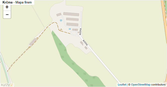 Krčma - mapa firem