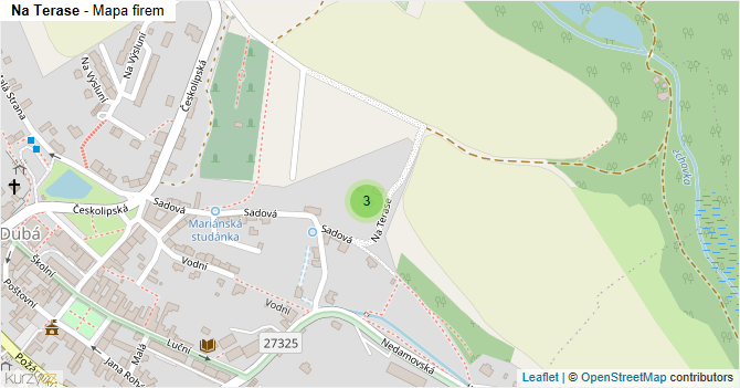 Na Terase - mapa firem