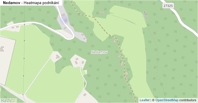 Nedamov - mapa podnikání