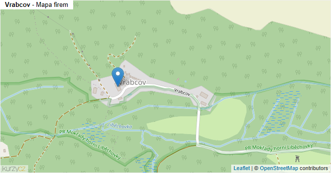 Vrabcov - mapa firem