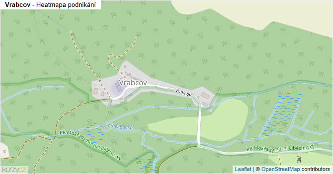 Vrabcov - mapa podnikání